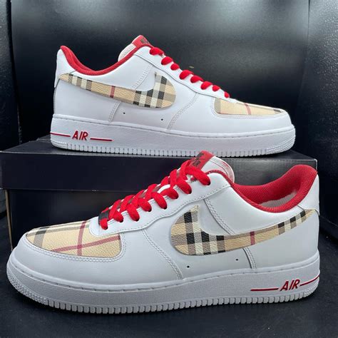 burberry shoes air force 1|nike air force one Burberry.